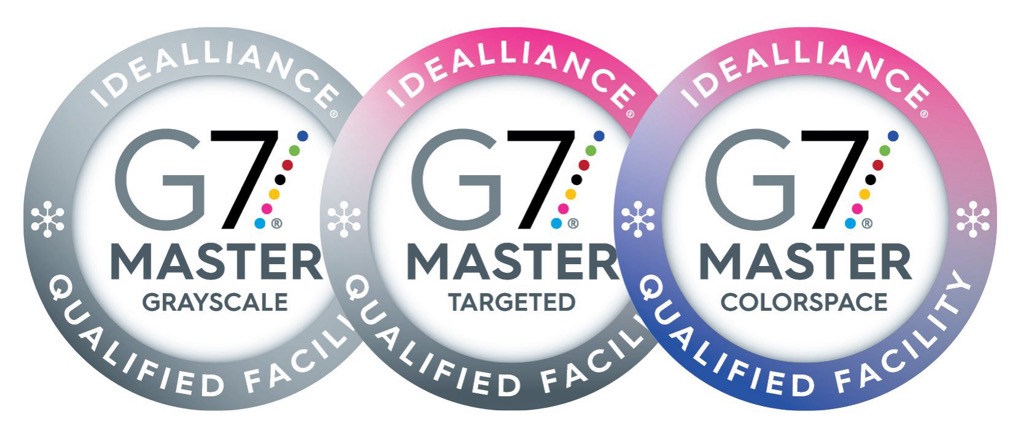 Three G7 Master qualification badges